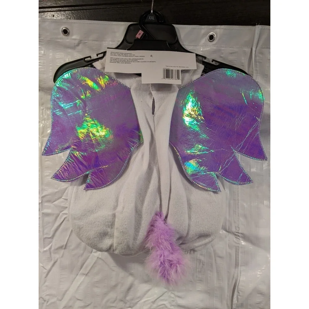 Totally Ghoul Infant Unicorn Halloween Costume‎ Body & Hat Size 1-2 Years